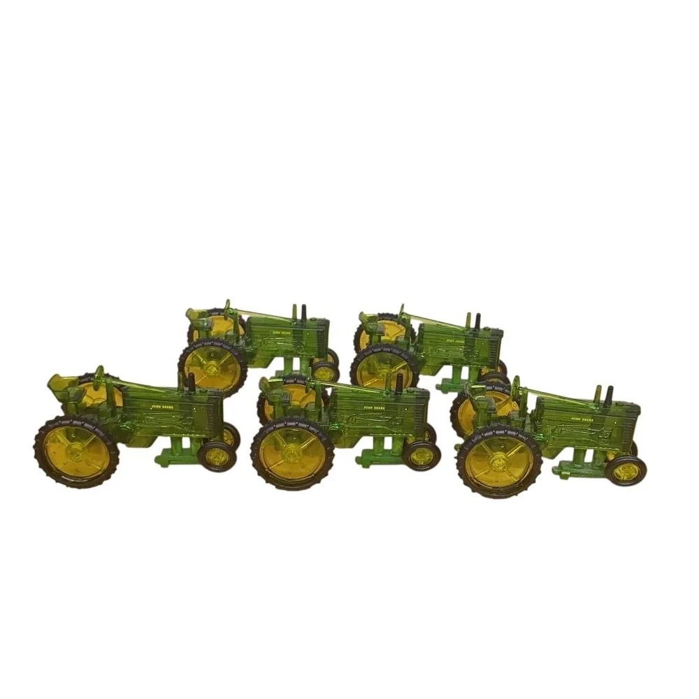 Set Of 5 John‎ Deere Model A Tractor Decorative Christmas Light Ornaments 5010